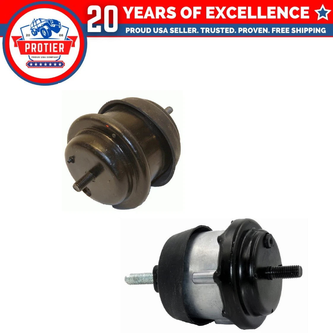 Motor & Trans Mount 2PCS Set Fit 09-17 Buick Enclave/ Chevy Traverse 3.6L Auto 6B93BC-57