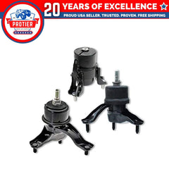Fits 2004-2006 Toyota Camry 3.3L / Lexus ES330 Motor & Trans Mount 3pc : 6B93BC-57