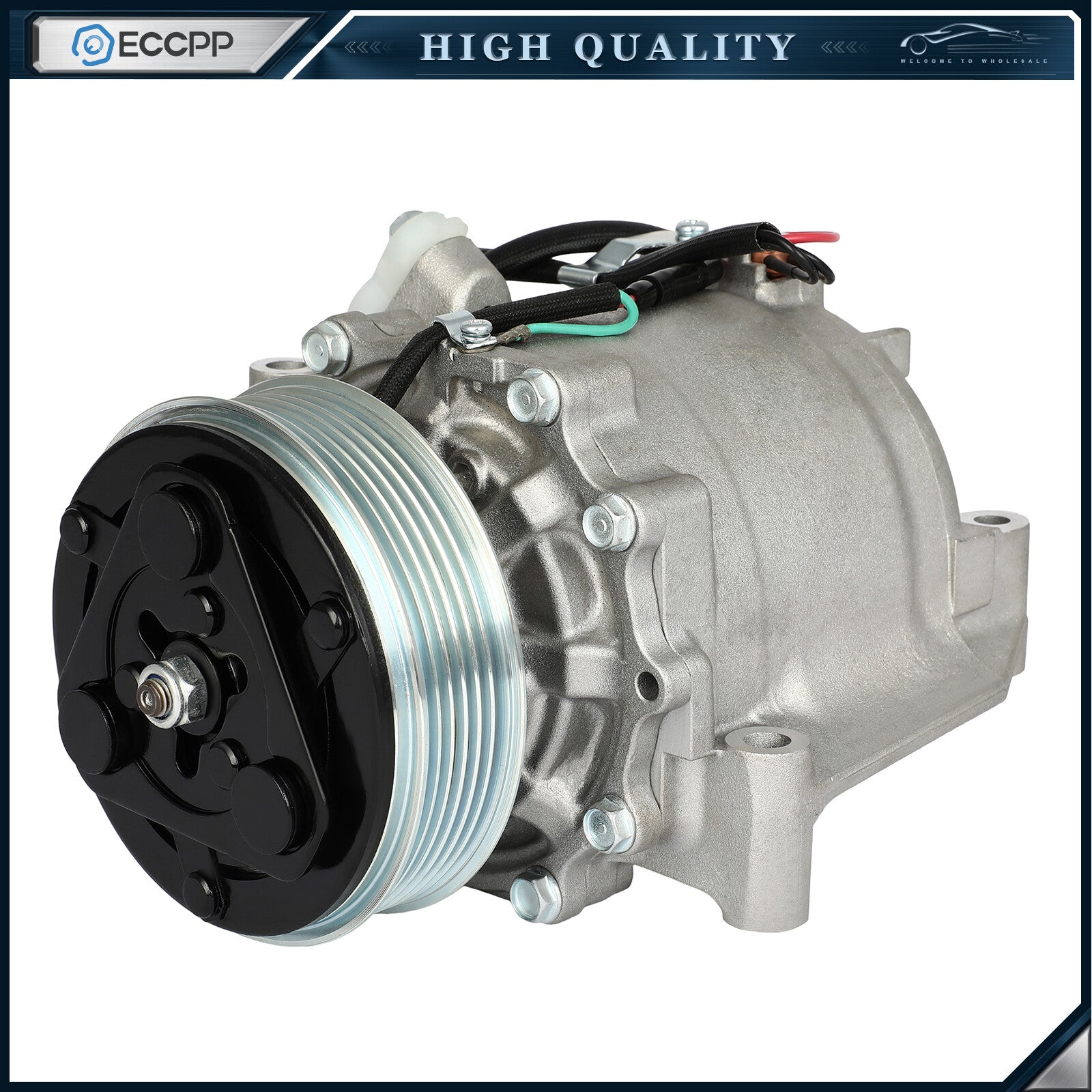 ECCPP AC A/C Compressor Fits Honda Civic 1.8L 2012 2013 2014 2015 6B93BC-57