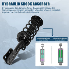 For Chevrolet Captiva Sport FWD 2012-2015 Front Complete Struts W/ Springs 2 Pcs 6B93BC-57