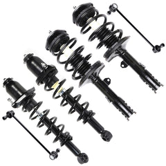 Front Rear Struts Sway Bars Links For Toyota Prius 2004-2009 w/Coil Spring 6B93BC-57