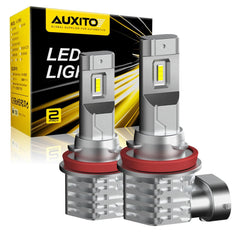 H11 LED Headlight Super Bright Bulbs Kit 6000K White 30000LM High/Low Beam US 6B93BC-57