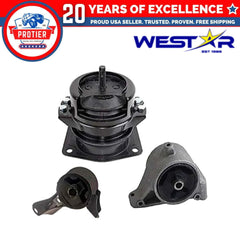 Fits 2001-2002 Acura MDX 3.5L Engine Motor Mount Set 3PCS 6B93BC-57