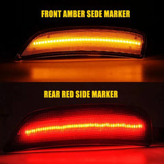 6x For 2016-22 Mazda MX-5 Miata MX5 LED Front Rear Side Marker Lights Smoked EOA 6B93BC-57