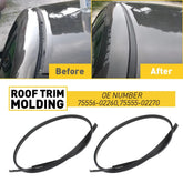 2X For 2014-2017 Toyota Corolla Sedan Roof Trim Drip Molding Left Right Side EOA 6B93BC-57