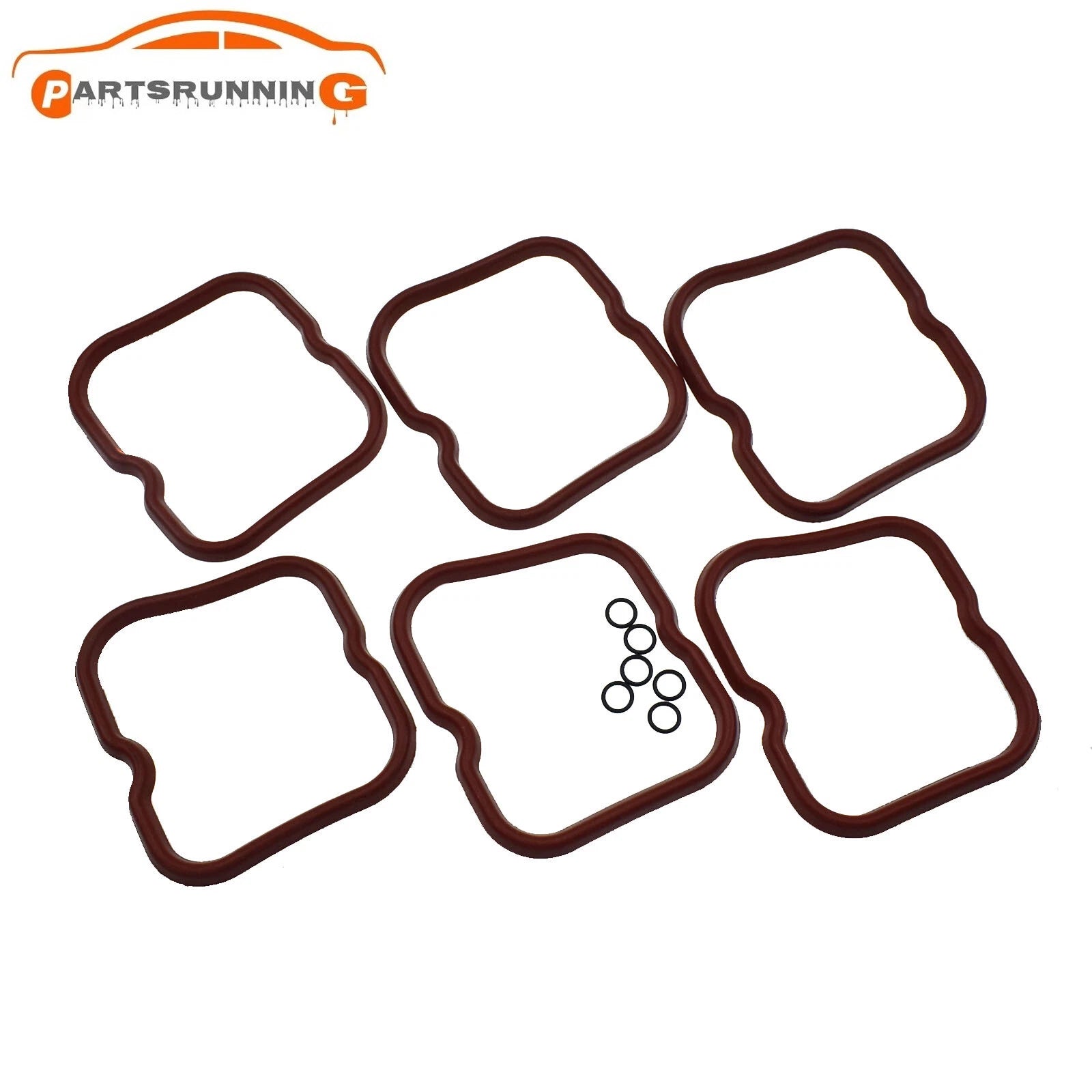 6 set Valve Cover Gasket For Dodge Cummins 12 V 5.9L 12V 6BT 5.9 3902666 3910824 6B93BC-57