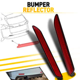 2PCS REAR BUMPER REFLECTOR SET FITS FOR LEXUS 2016-2021 RC300 RC350 LH RH SIDE 6B93BC-57