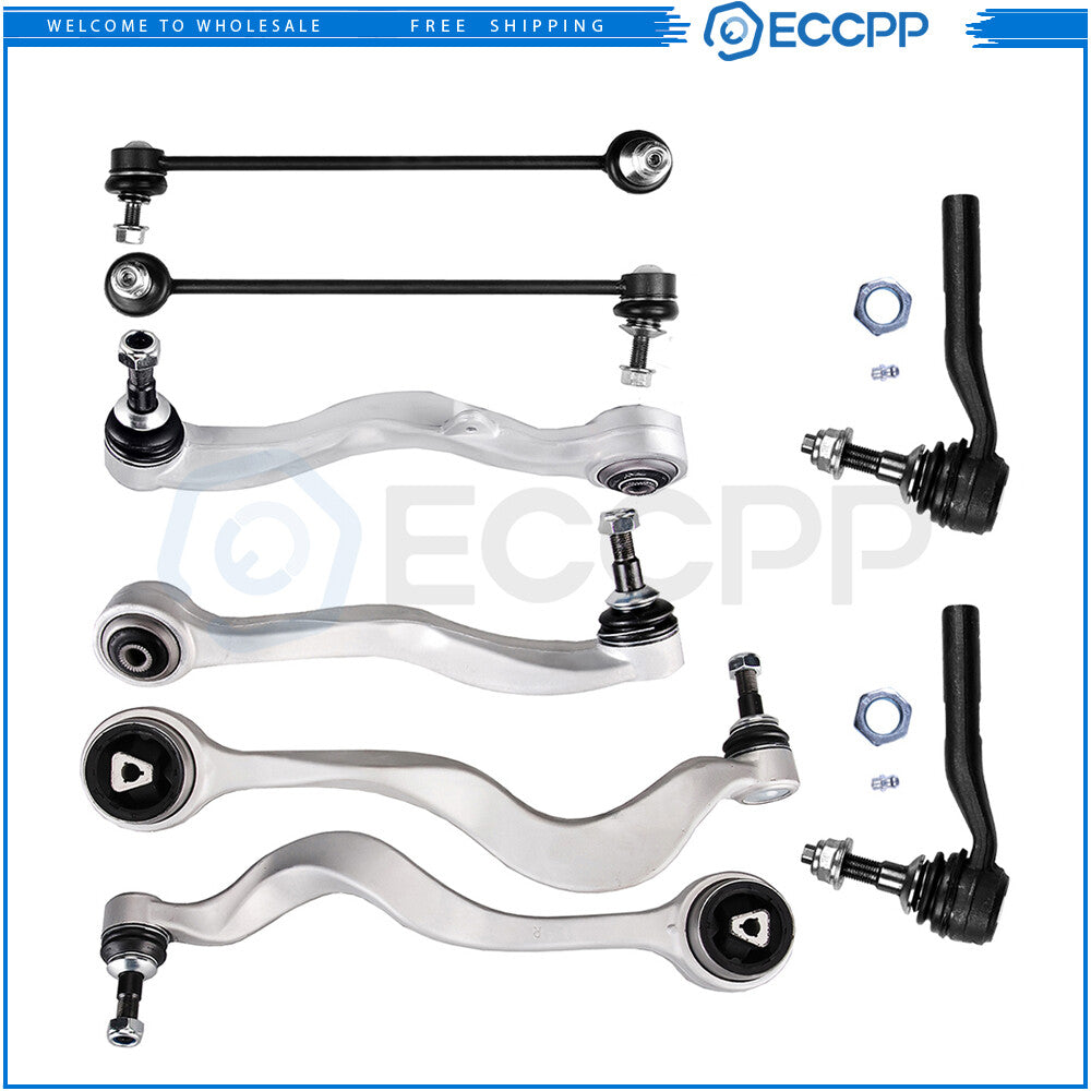 Front Lower Control Arm Outer Tie Rod End Sway Bar For 2004-2007 BMW 525i 530i 6B93BC-57