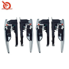 4pcs Chrome Front Rear Interior Inside Door Handles For Hyundai Sonata 2002-2005 6B93BC-57