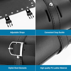 Motorcycle Roll Tool Bag Storage Handlebar Luggage Front Fork Saddle Bag 6B93BC-57