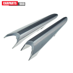 Pair Left Right Fog Light Trim Chrome For 2017-18 Mazda 3 B63C50C12 B63C50C22 6B93BC-57