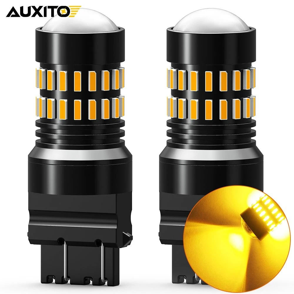 For Ford F150 F250 F350 Super Duty Amber Turn Signal Parking Light LED Bulb 3157 6B93BC-57