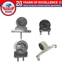 Motor & Trans Mount 4PCS Set Fit 1999-2002 Suzuki Esteem 1.8L for Auto Trans 6B93BC-57