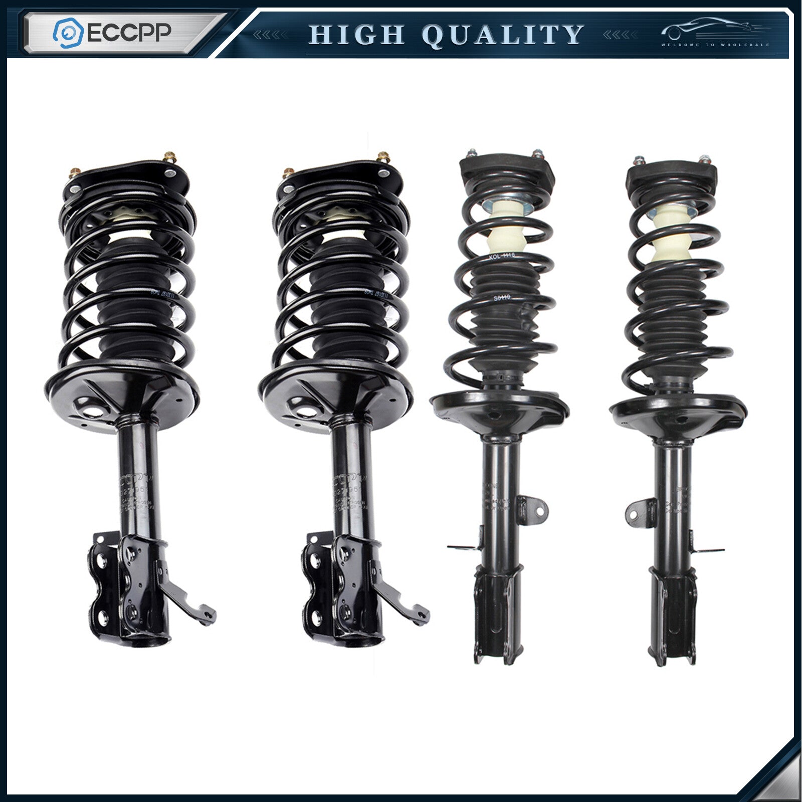 Loaded For Toyota For Corolla 1993-2002 Complete Struts Shocks w/ Spring ×4 6B93BC-57