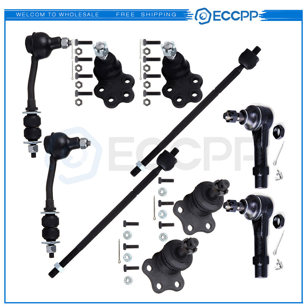 10x Front Ball Joint Tie Rod End Sway Bar Link Kit for Dodge Dakota Durango 2WD KOEEP