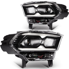 ECCPP LED Headlights Assembly For Dodge Durango 2021-2024 Pair Kit Black 6B93BC-57