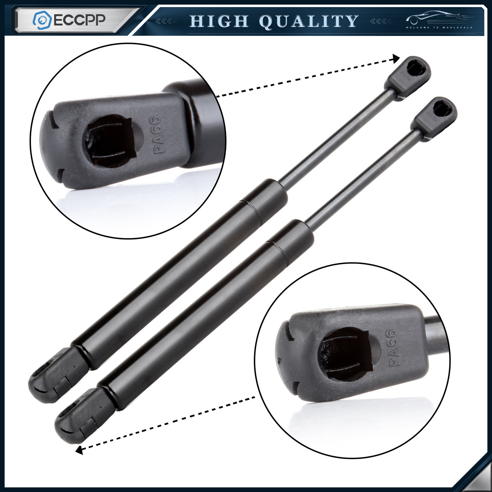 ECCPP 2x Rear Trunk Lift Support Gas Spring Fits Chevrolet Monte Carlo 1999-2005 ECCPP