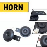 2X Car Metal Horns Black For Honda Civic City Fit CRV Accord OE#38150-S84-H01 EA 6B93BC-57