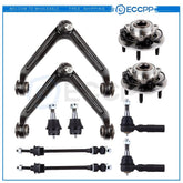 10pcs For 2002-05 Dodge RAM 1500 Wheel Hub and Bearing Assembly & Suspension Kit KOEEP