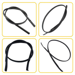 2X For 2014-2017 Toyota Corolla Sedan Roof Trim Drip Molding Left Right Side EOA 6B93BC-57