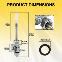Fuel Petcock Fits for 1988-2000 Honda FourTrax 300 TRX300FW 4x4 16950-393-015 EA 6B93BC-57