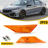 For 2016-2021 Honda Civic Driver and Passenger Side Marker Light Reflector EOA 6B93BC-57