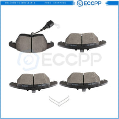 Front Ceramic Brake Pads For 2006 2007 2008 2009 2010-2013 Audi A3 Performance 6B93BC-57