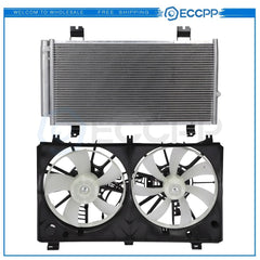 Electric AC Condenser Cooling Fan Kit For 2014 Lexus IS250 6B93BC-57