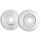 Front Drilled Brake Rotor for Infiniti G35 G37 M35 M37 Nissan Murano Maxima