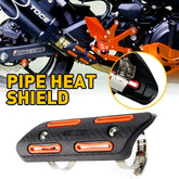 4 Stroke Pipe Heat Shield Guard Orange For KTM 250 350 450 500 EXC-F Dirt Bike A 6B93BC-57