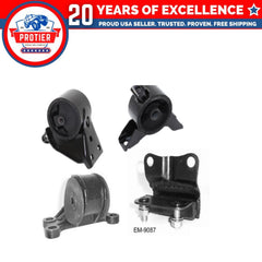 Engine Motor &Trans Mount Set 4PCS Compatible for 2001-2002 Mazda 626 2.0L 6B93BC-57