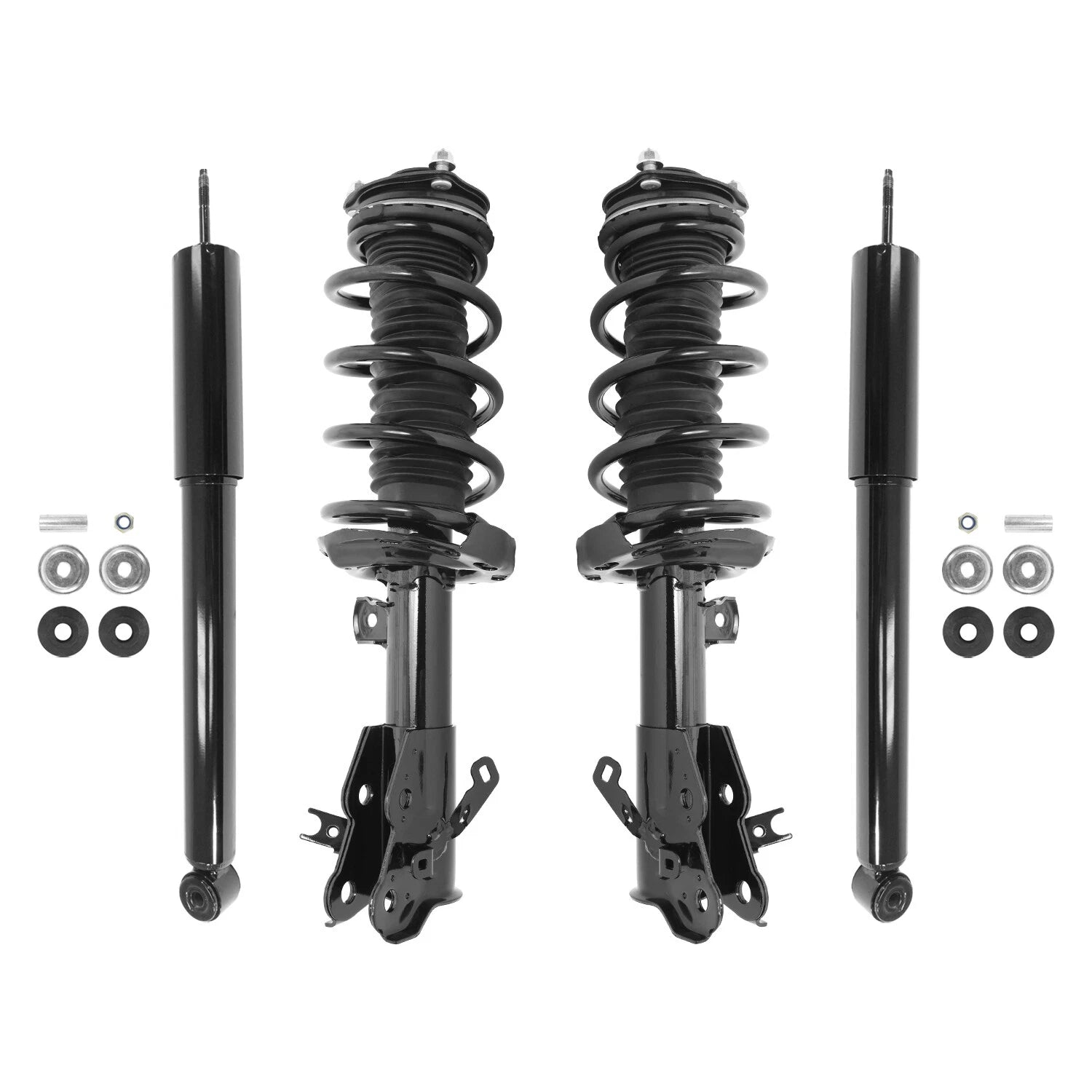 Front & Rear Complete Strut Assembly Shock Kit for 2013-2015 Honda Civic Sedan 6B93BC-57