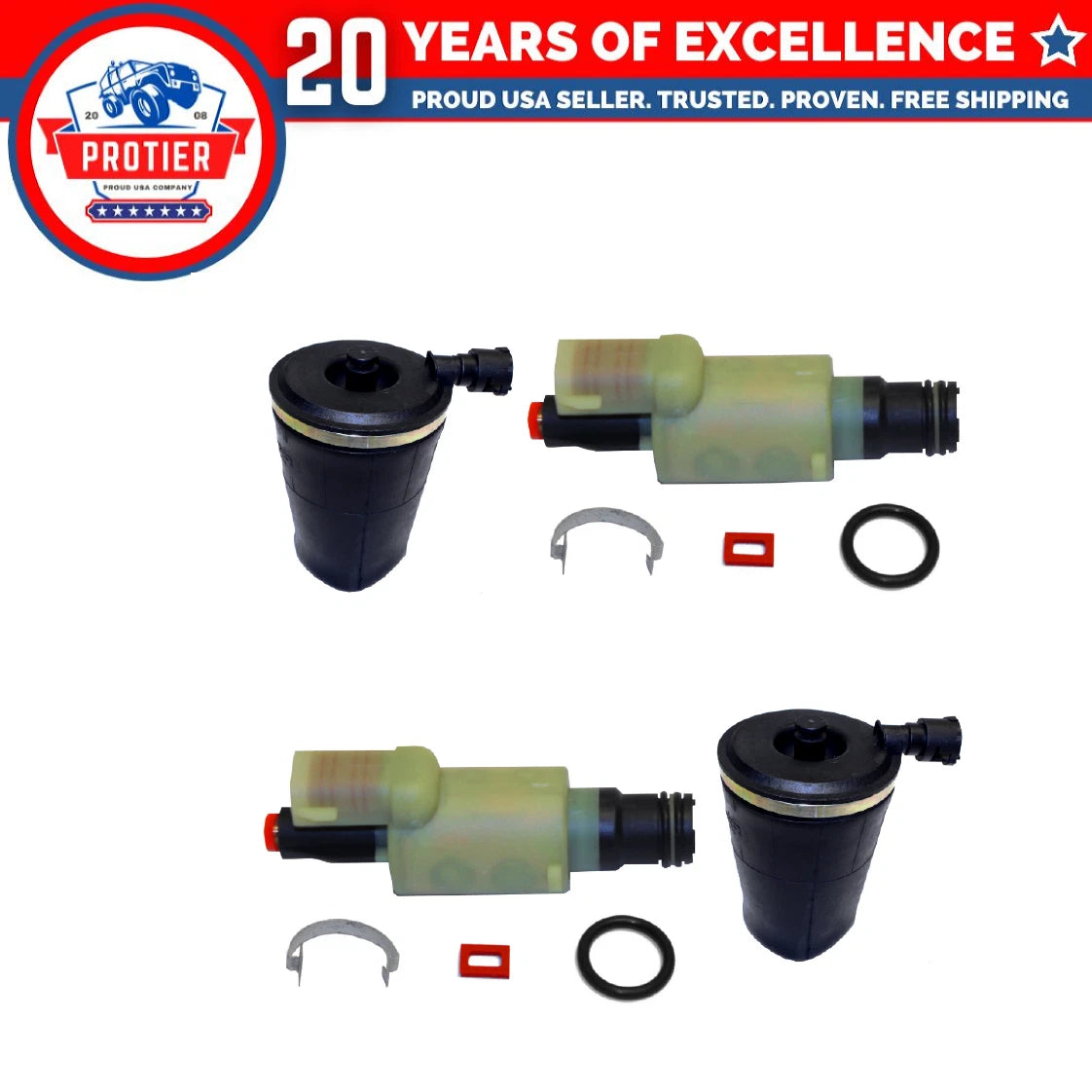 Rear Suspension Air Spring & Solenoid Fit Crown Victoria/ Town car/Grand 6B93BC-57