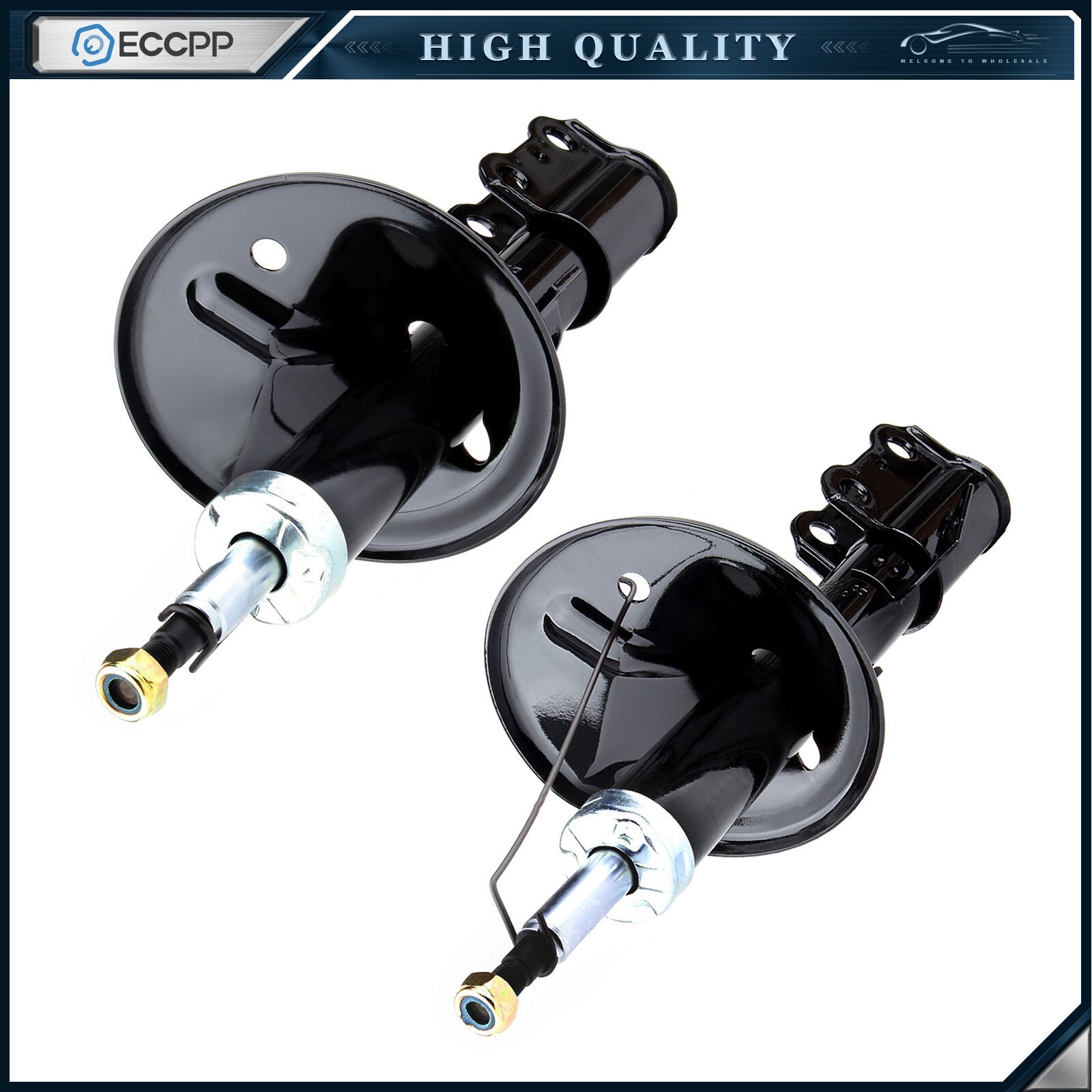 Front Pair Struts Shocks For 2003-2005 Toyota Sienna Left Right ECCPP 6B93BC-57