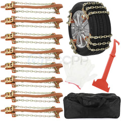 Auto Off-road Car SUV Tire Snow Anti-skid Chains For 165-275mm Universal Chains 6B93BC-57