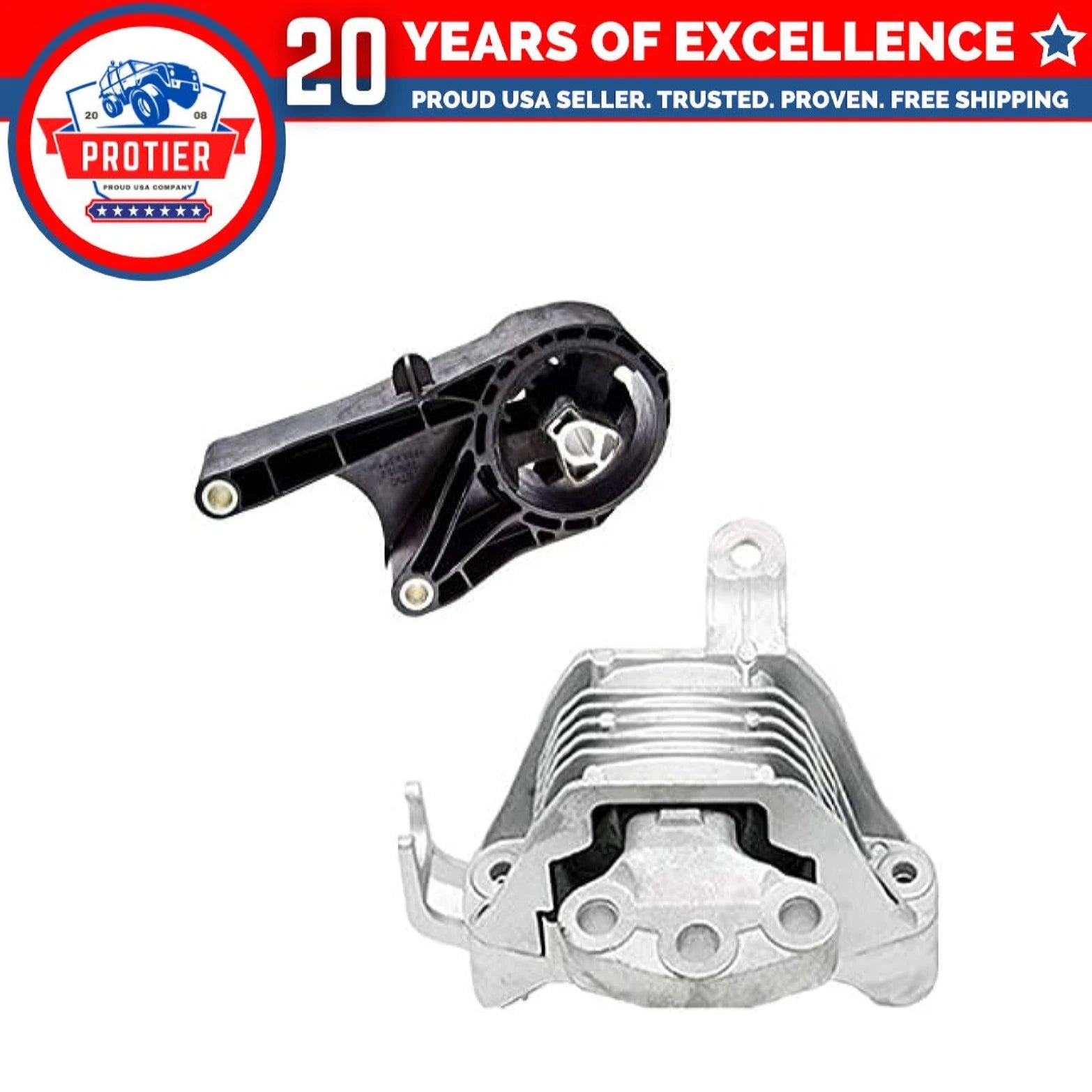 Fits Chevrolet Cruze 1.4L 1.8L 2010-2016 MANUAL Motor & Trans Mount Set 2PCS 6B93BC-57