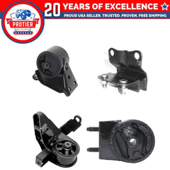 Motor & Trans Mount 4PCS Set for 1993 - 1997 MAZDA MX-6 2.5L for Manual Trans 6B93BC-57