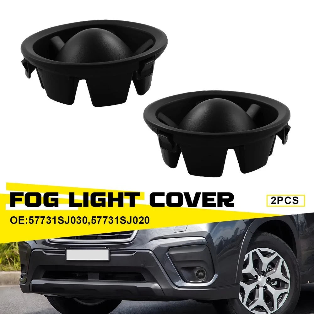 Pair Fog Light Cover Bezel Trim Left Right Side For 2019-2021 Subaru Forester EA 6B93BC-57
