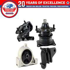 Fits 2010-2014 Honda Ridgeline 3.5L w/AUTO, Motor & Trans Mount Set 4pcs : 6B93BC-57