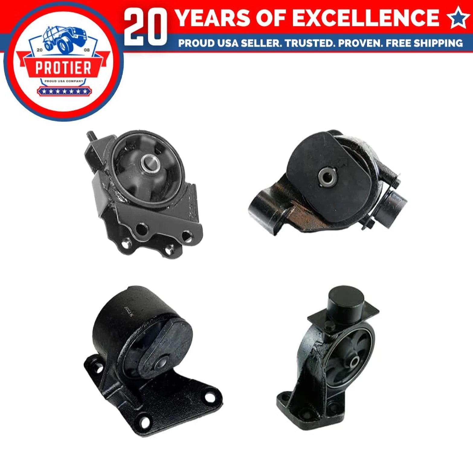 Fits 2001-2005 Hyundai XG300 3.0L/ XG350 3.5L Engine Motor & Trans Mount : 6B93BC-57