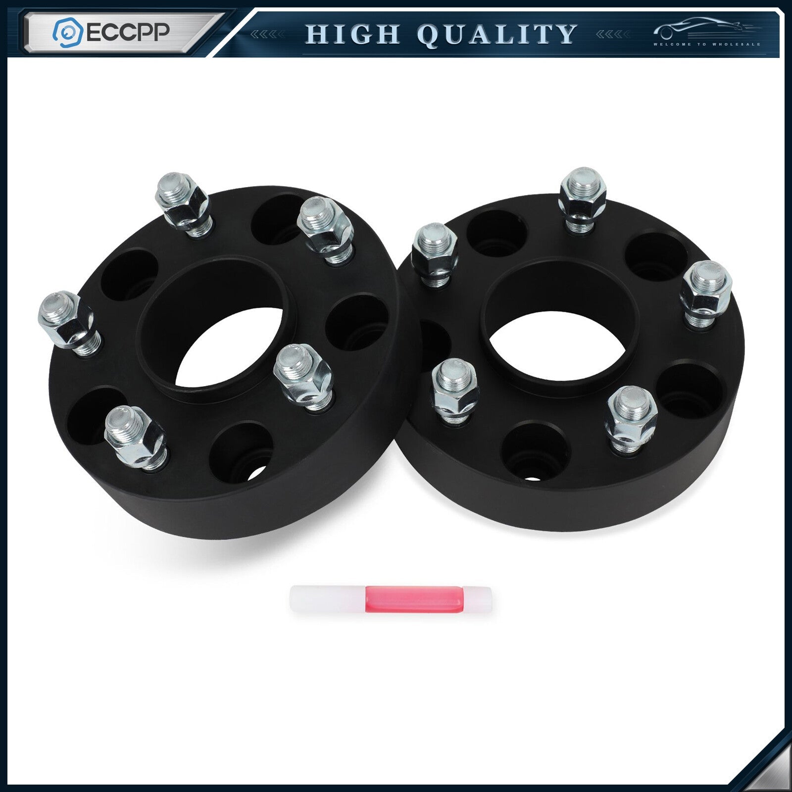 2P 1.5" 5x5 5X127 Hubcentric Wheel Spacers 14x1.5 For 2018-2025 Jeep Wrangler JL 6B93BC-57