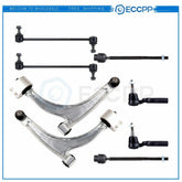 For Chevy Malibu Pontiac G6 8PCS Lower Control Arm Ball Joint Tie Rod Sway Bar 6B93BC-57