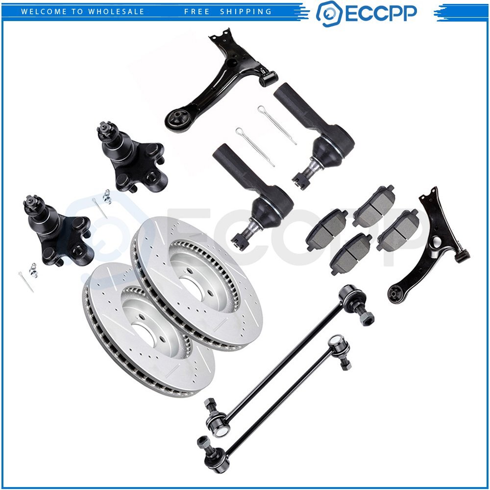 Front Lower Control Arm Suspension with Brake Rotor Pad For 2003-08 Vibe Matrix 6B93BC-57