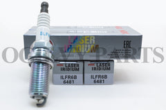 Laser Iridium (4) NGK 6481 ILFR6B (FOR Subaru Impreza Turbo 2.5L EJ WRX STi)