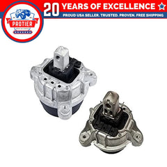Fits 2012-2016 BMW 528i xDrive 2.0L AWD Front Left&Right Motor Mount Set 6B93BC-57