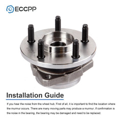 1P Wheel Hub Bearing Assembly Front For 2002 2003 2004 2005 Jeep Liberty Non-ABS 6B93BC-57