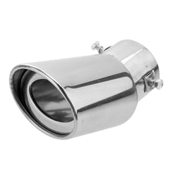 Car Exhaust Pipe Tip Rear Tail Throat Muffler Stainless Steel Round Accessory EJ 6B93BC-57