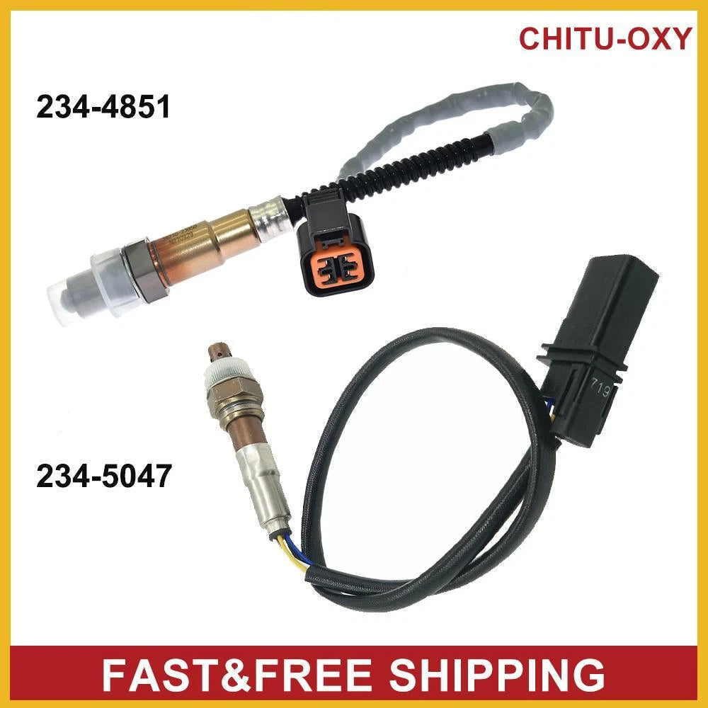 2PCS Up&Downstream O2 Oxygen Sensor for Hyundai Elantra09-10 2.0L Kia Soul 10-11 6B93BC-57