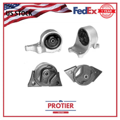 Motor & Trans Mount 4PCS Set Fit 1993-2001 Nissan Altima 2.4L for Manual Trans 6B93BC-57