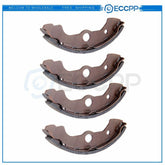 2 Pairs Brake Shoes Front For Honda TRX400FW TRX450FM 2002-2004 Semi-Metal 6B93BC-57
